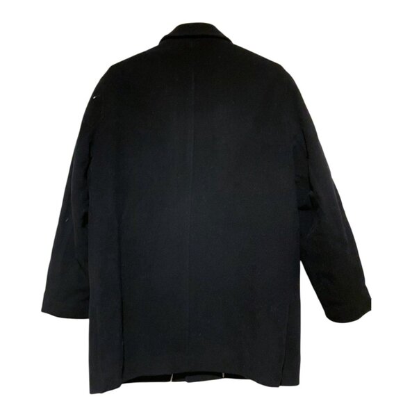 Y2K Lauren Ralph Lauren Coat 42R Single Breasted Wool Cashmere Quilted Insulated - Picture 6 of 13